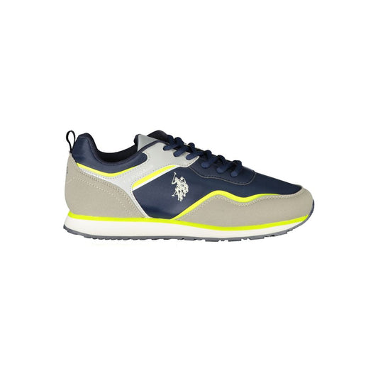 Blue Polyester Women Sneaker