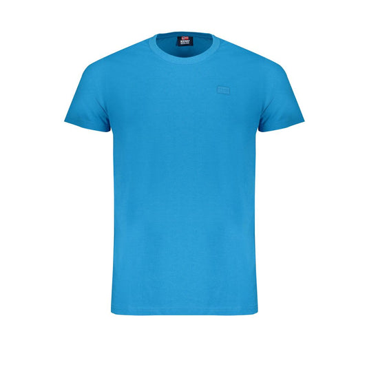 Blu Cotton Mens T-Shirt