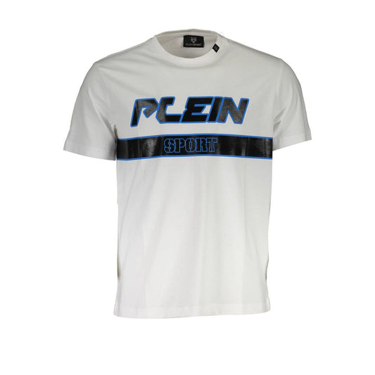 White Cotton Men's T-Shirt