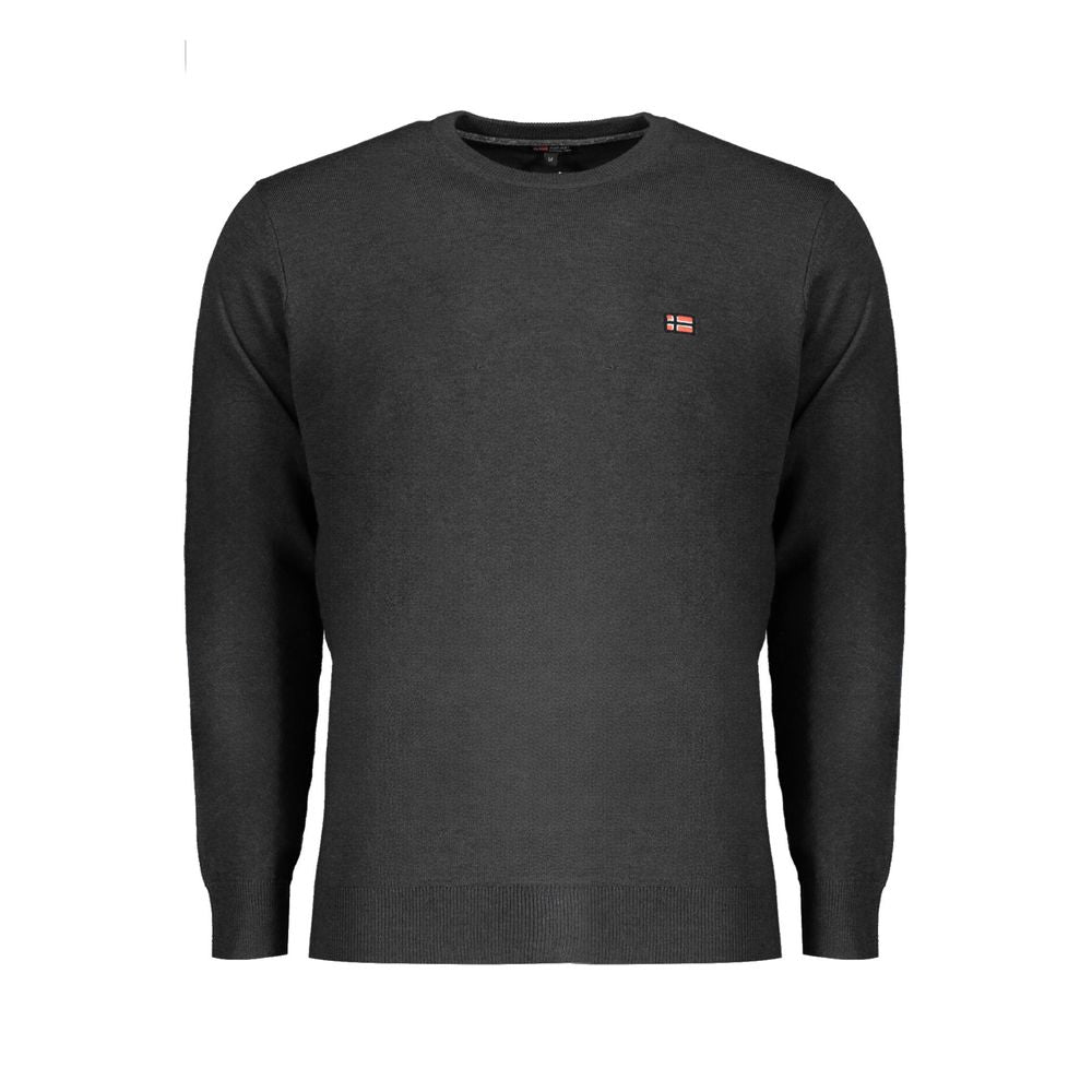 Black Polyester Sweatshirt