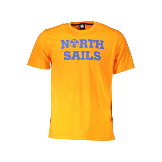 Arancione Cotton Men T-Shirt
