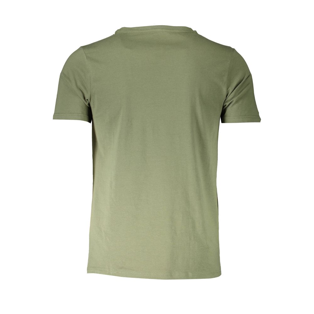 Green Cotton Men Underwear Shirt
