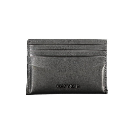 Black Leather Men Wallet