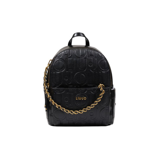 Black Polyethylene Backpack