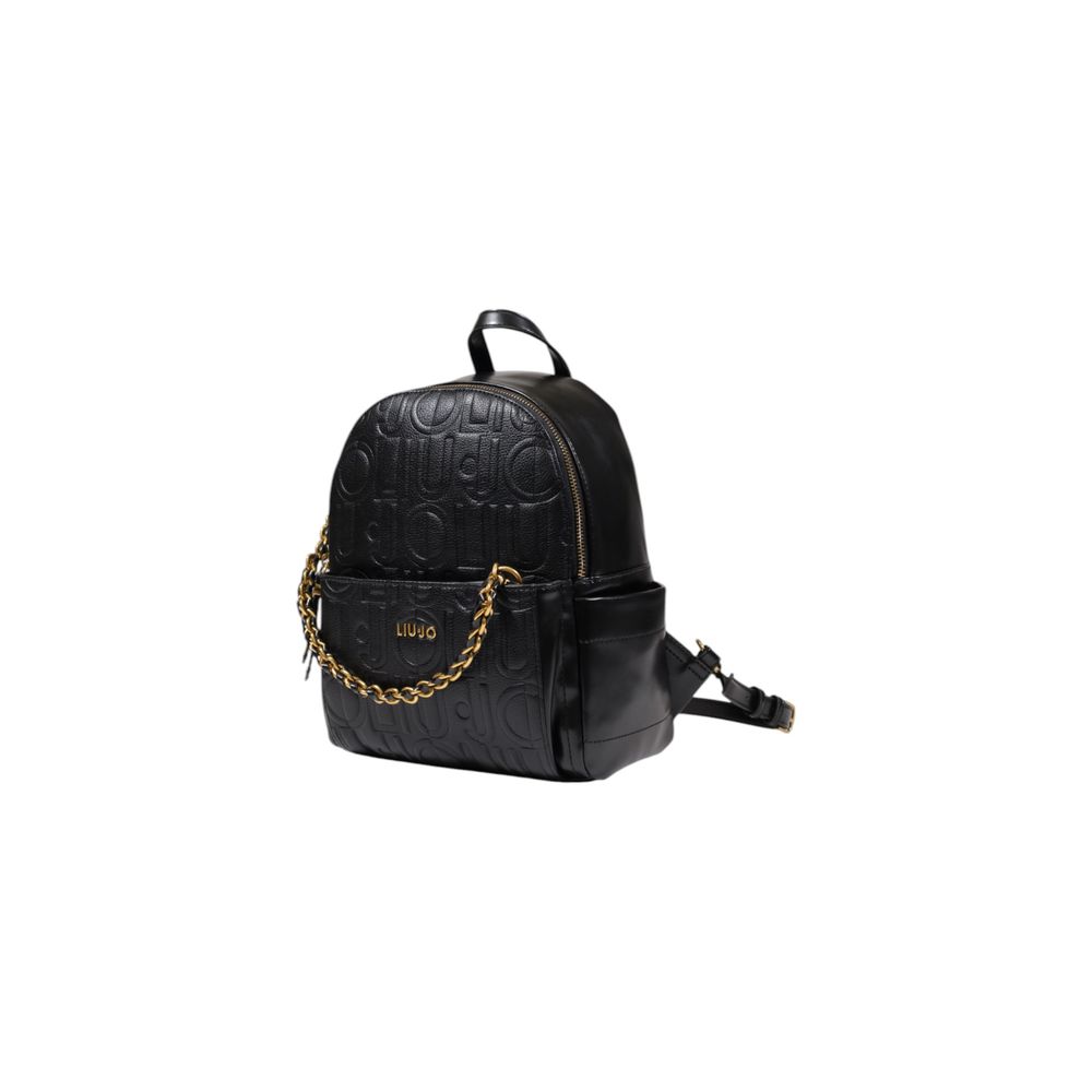Black Polyethylene Backpack