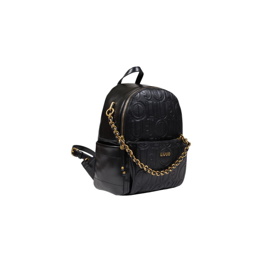 Black Polyethylene Backpack