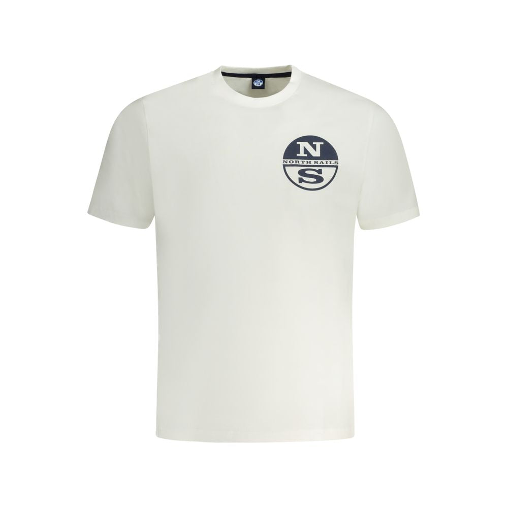 White Cotton Men's T-Shirt
