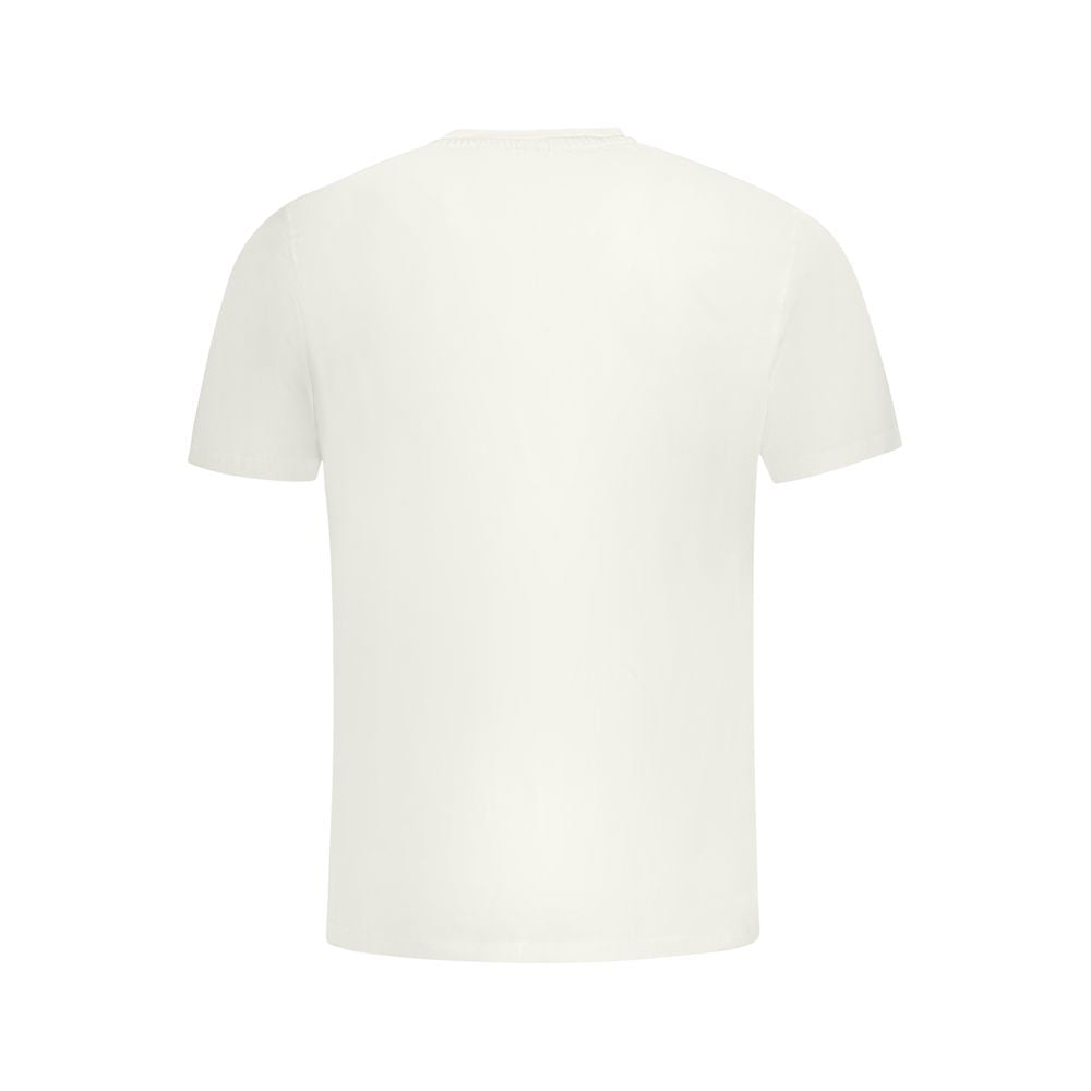 White Cotton Men's T-Shirt