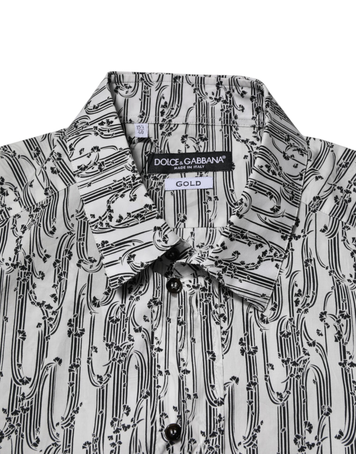 White Floral Print Casual Long Sleeves Shirt