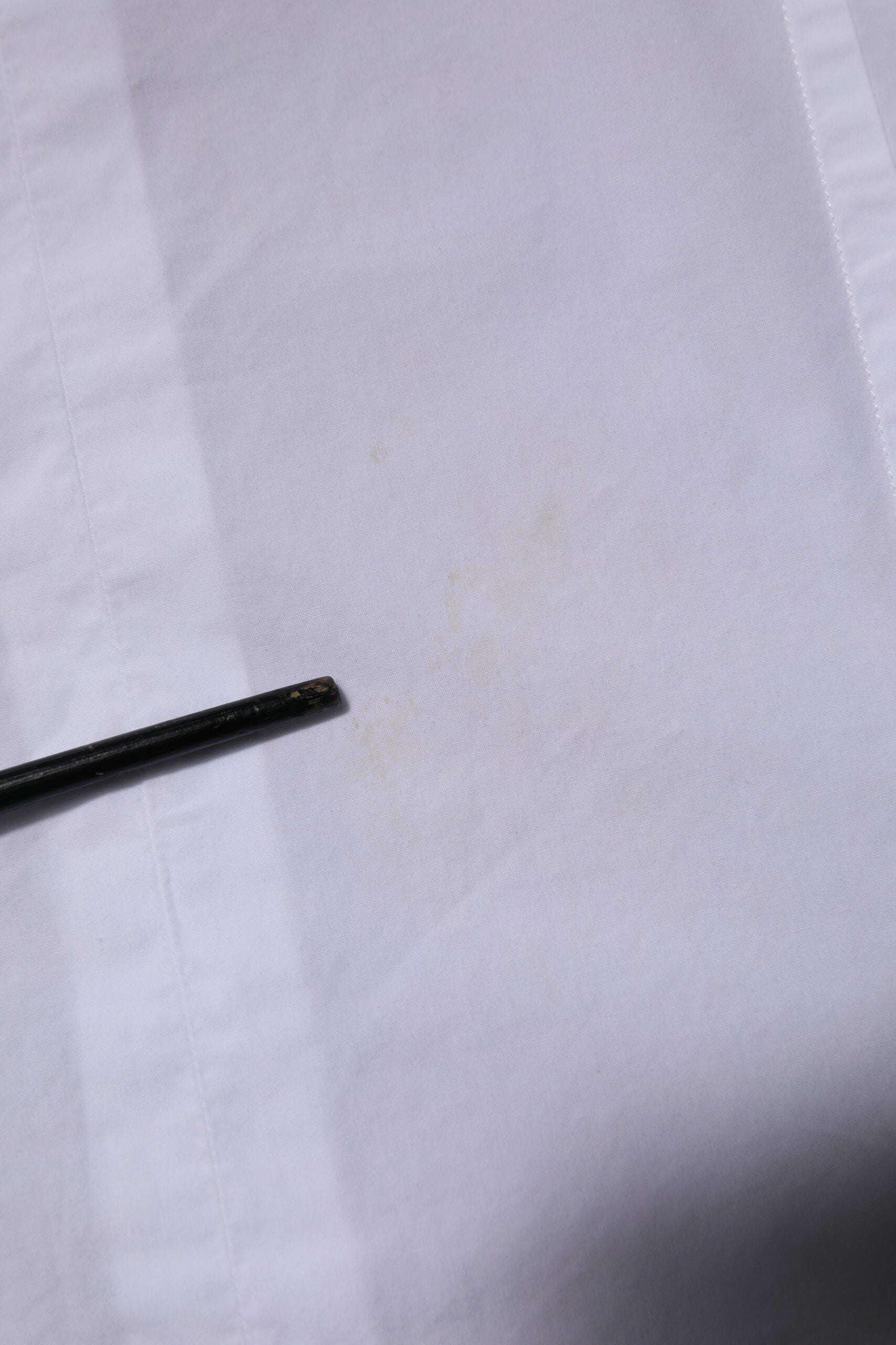 White Cotton GOLD Long Sleeves Dress Shirt