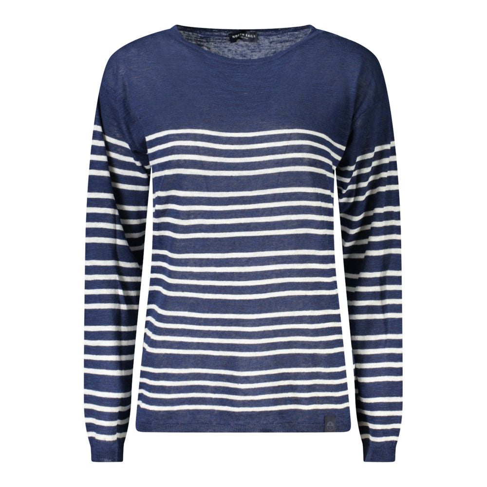 Blue Linen Women's Sweater