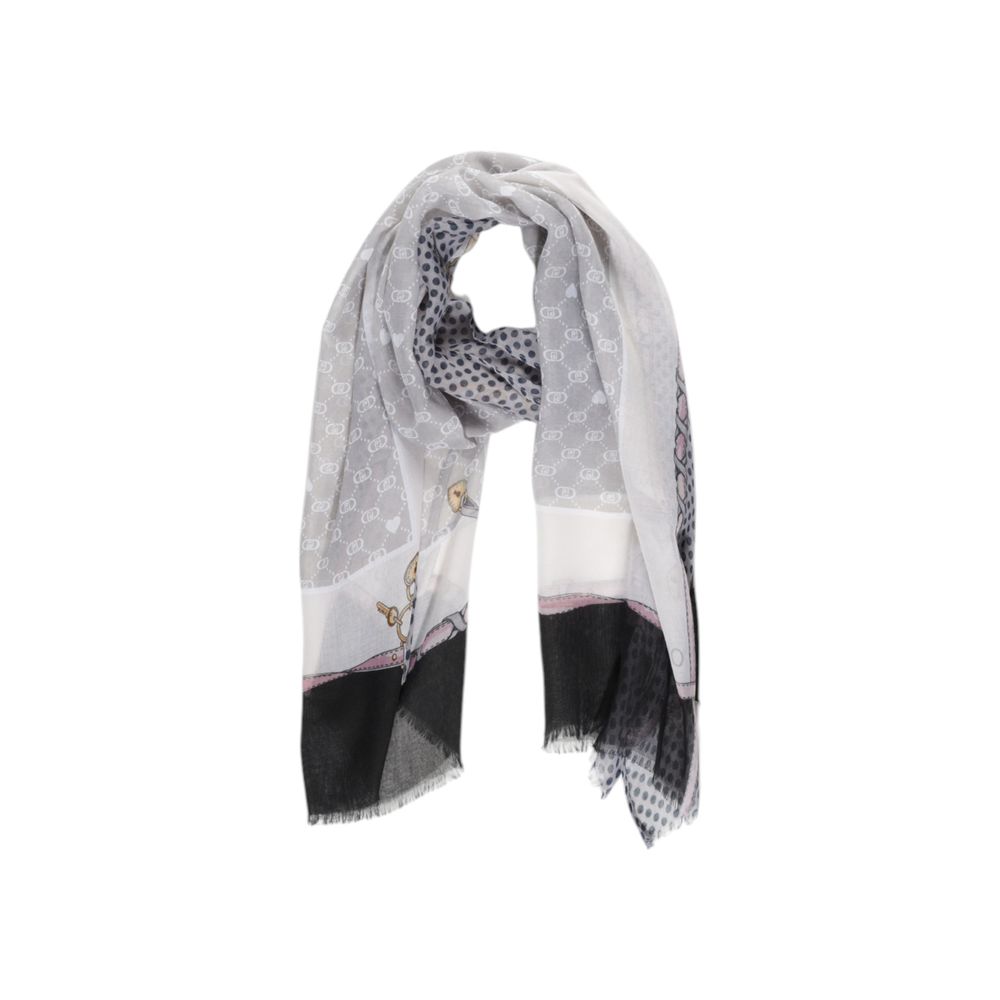 Black Polyester Scarf