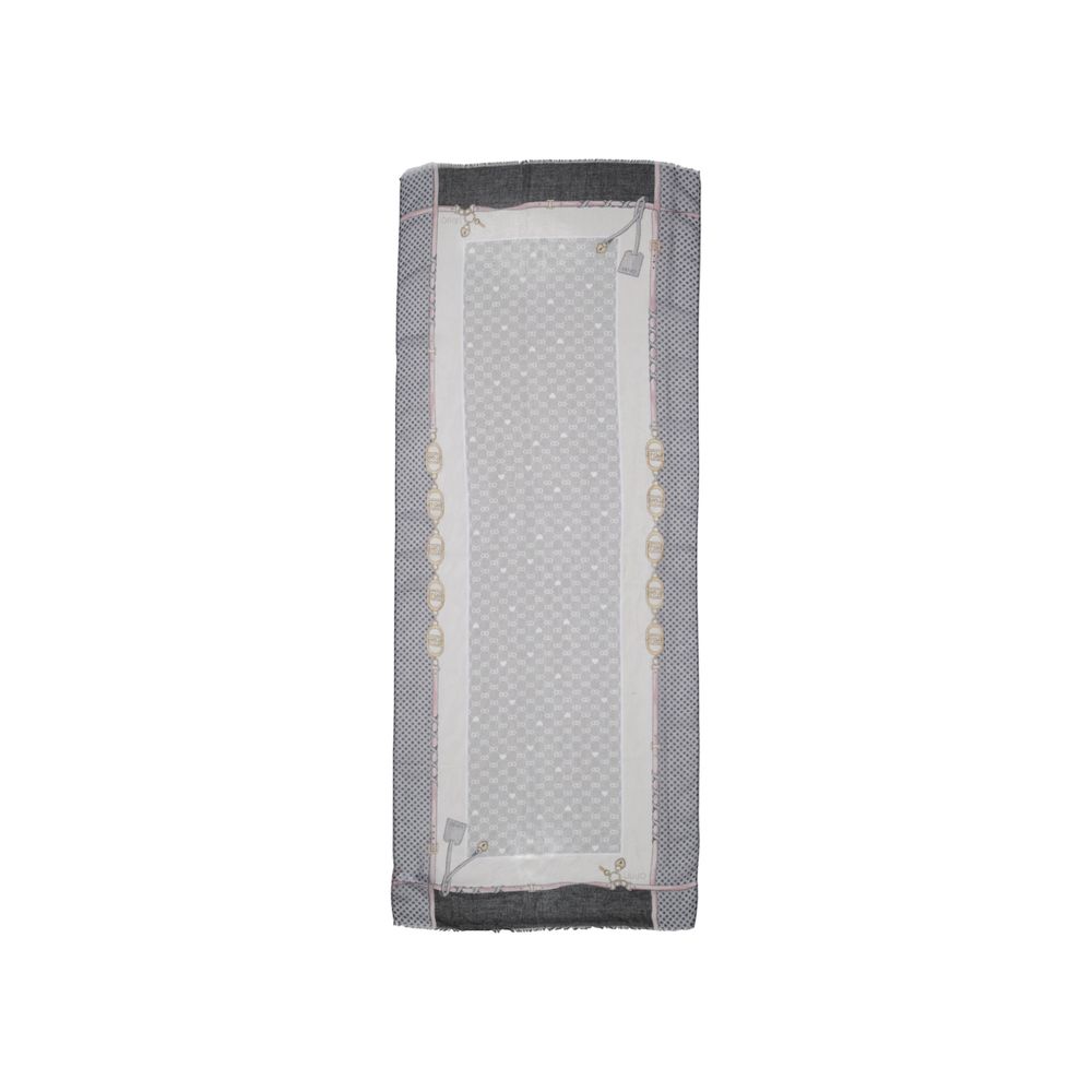Black Polyester Scarf