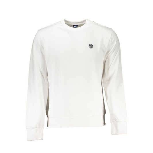 White Cotton Men Sweater