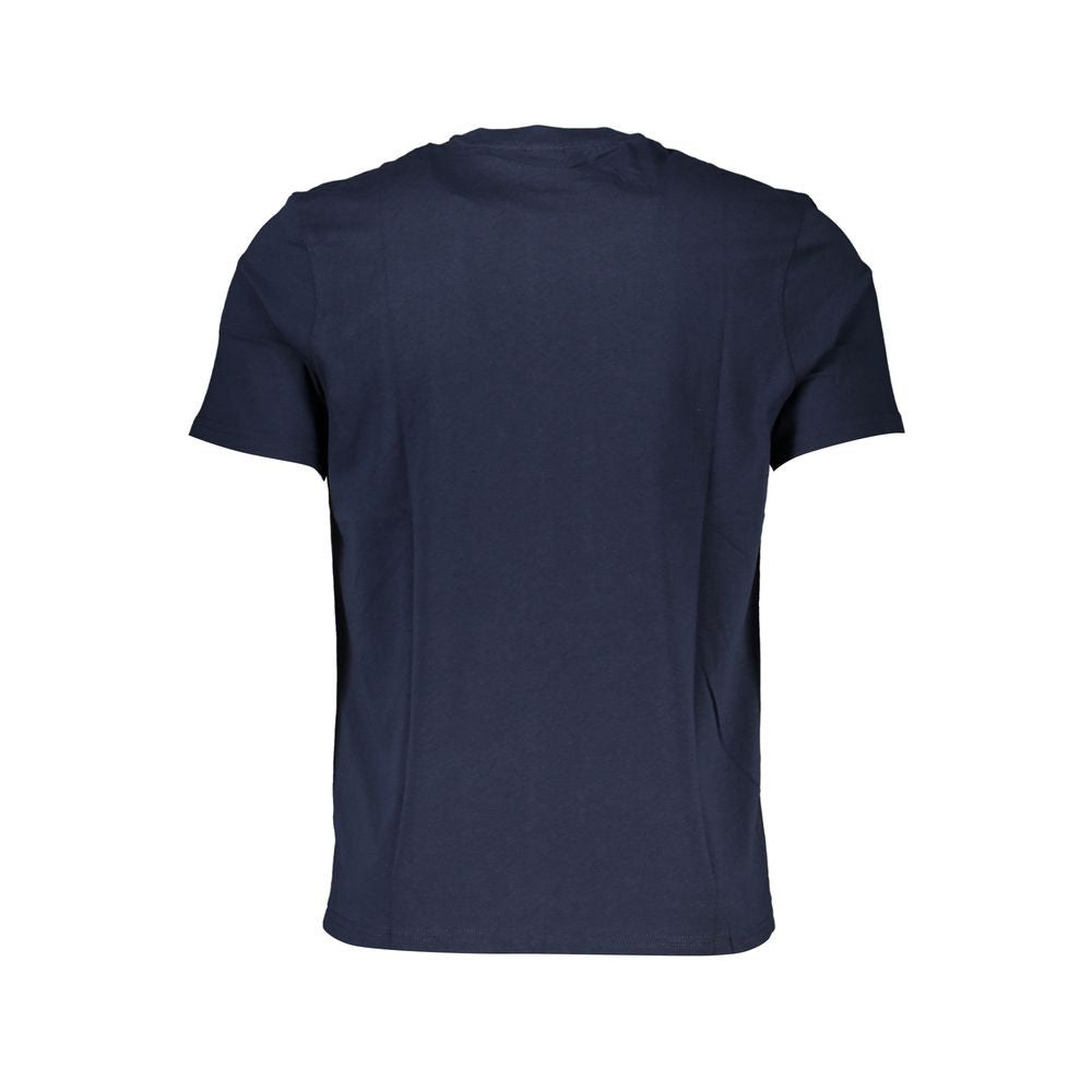 Blu Cotton Men T-Shirt