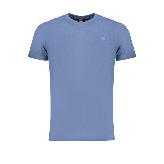 Blu Cotton Men T-Shirt