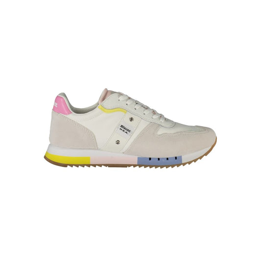 White Leather Women Sneaker