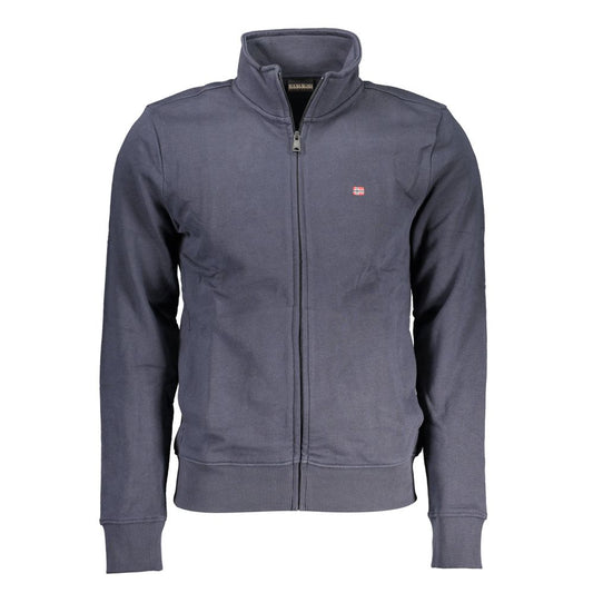 Blue Cotton Mens Sweatshirt
