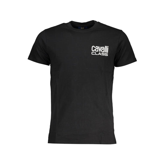 Black Cotton Men's T-Shirt
