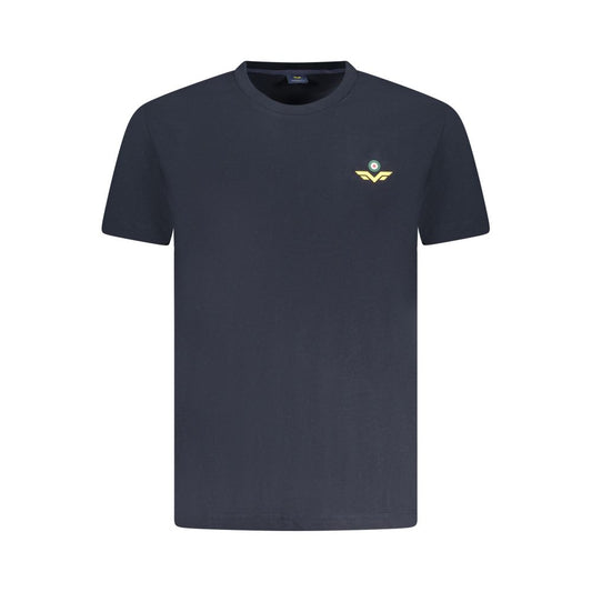 Blu Cotton Men T-Shirt