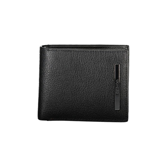 Black Leather Men Wallet