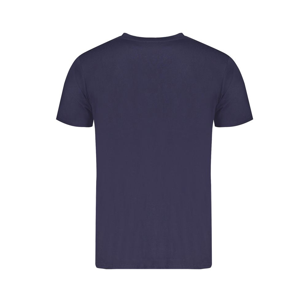 Blue Cotton Mens T-Shirt