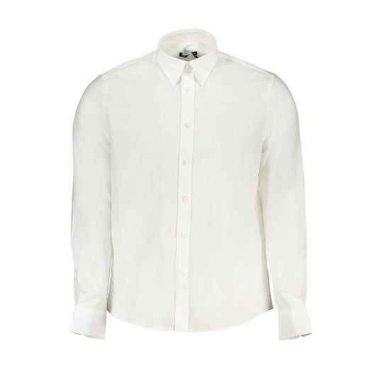 White Cotton Men's Shirt