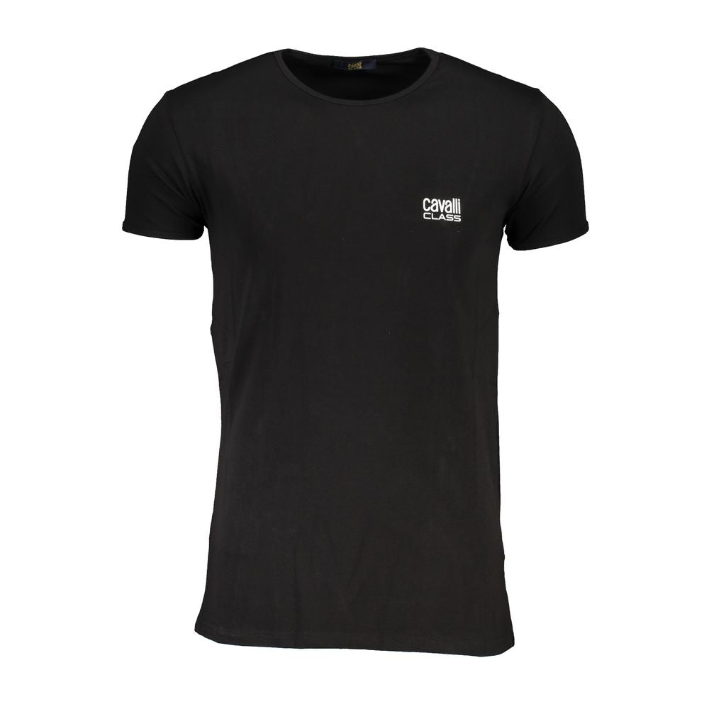Black Cotton Men's T-Shirt
