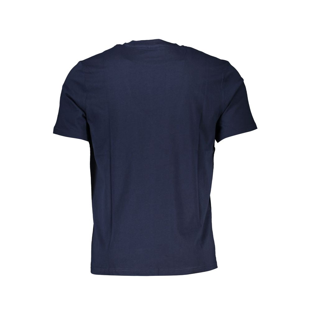 Blu Cotton Men T-Shirt