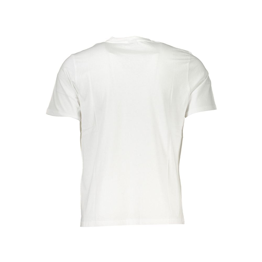 White Cotton Men's T-Shirt