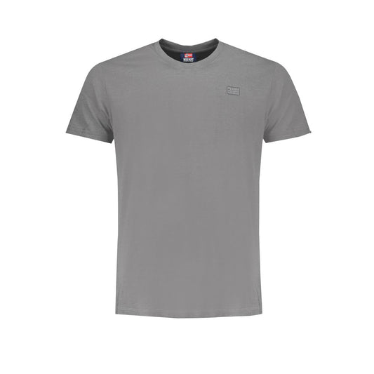 Brown Cotton Men T-Shirt