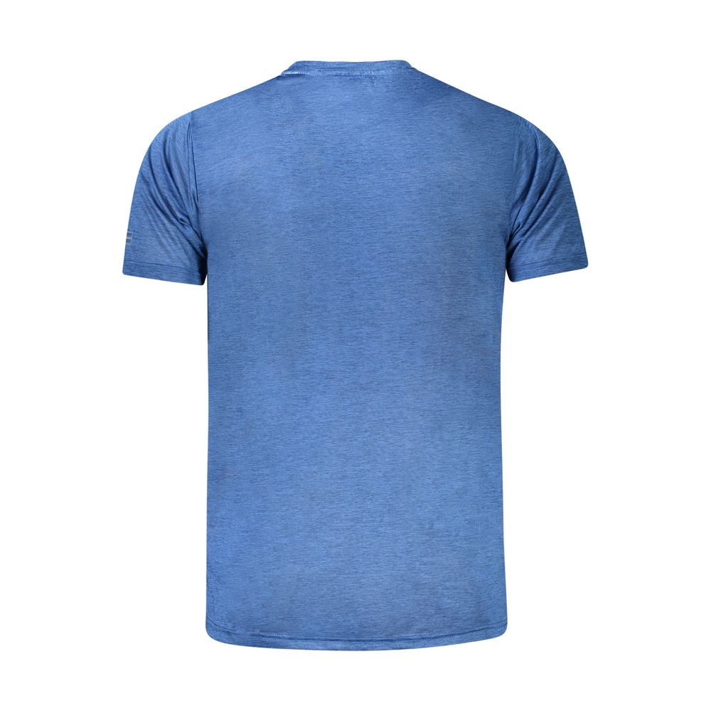 "Blu Polyester Men T-Shirt"