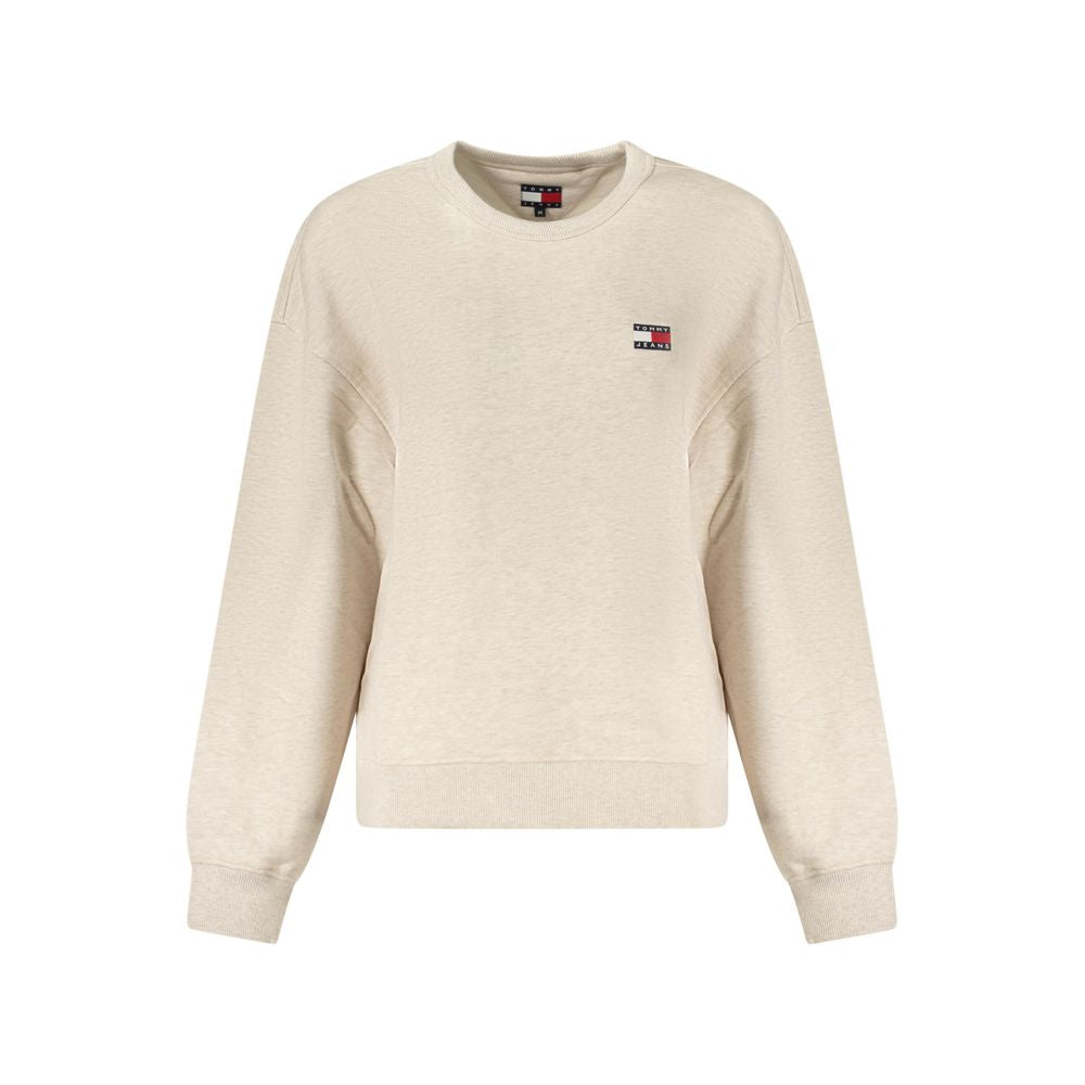 Beige Cotton Women Sweater
