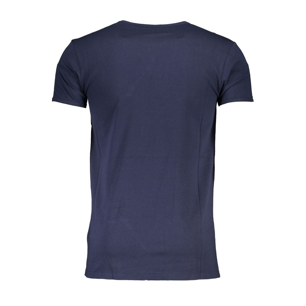 Blu Cotton Mens T-Shirt