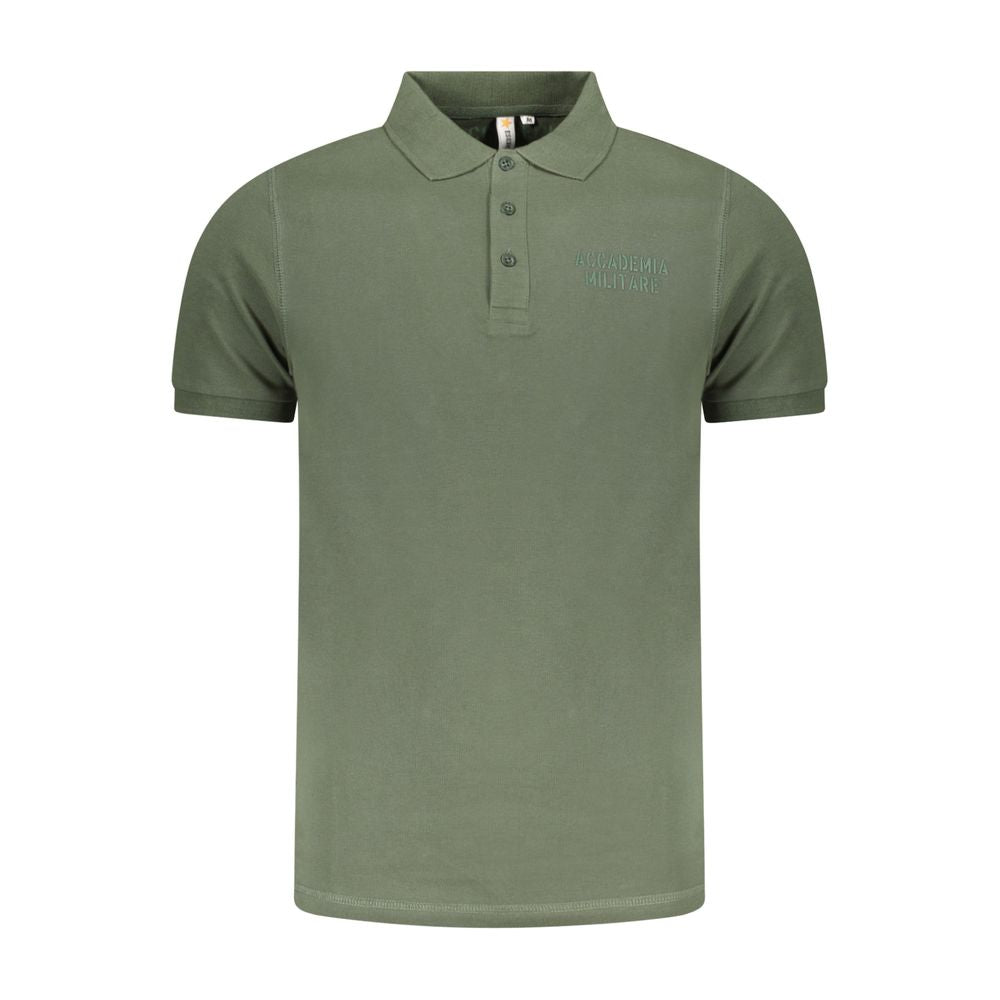 Green Cotton Polo Shirt