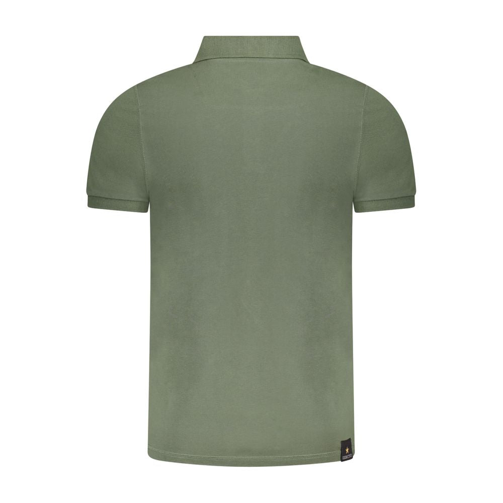 Green Cotton Polo Shirt