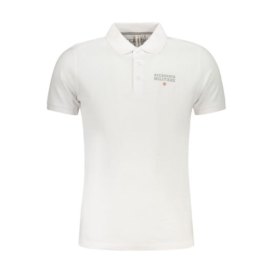White Cotton Polo Shirt