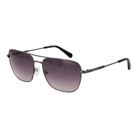 Gray Metal Sunglasses