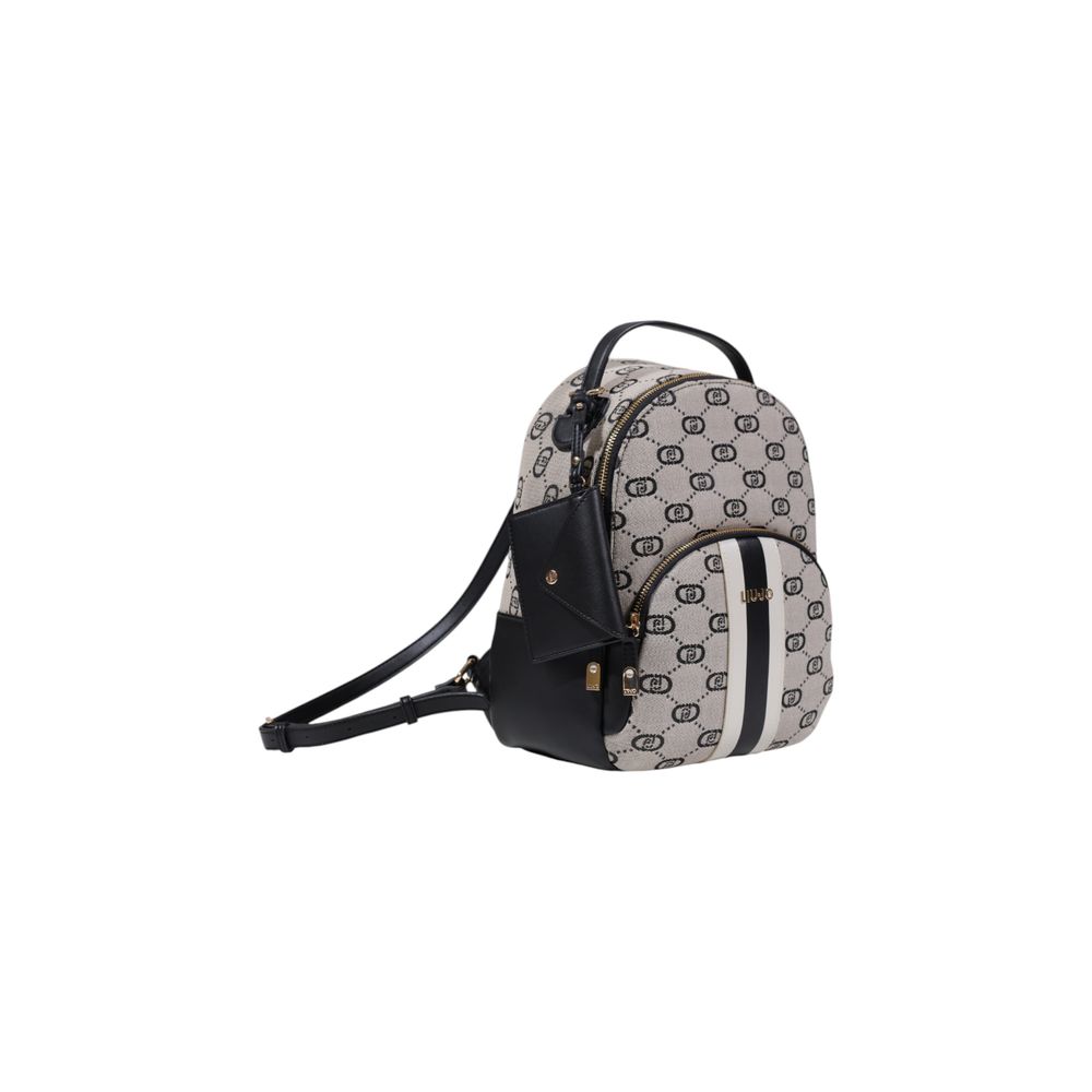 Black Polyester Backpack