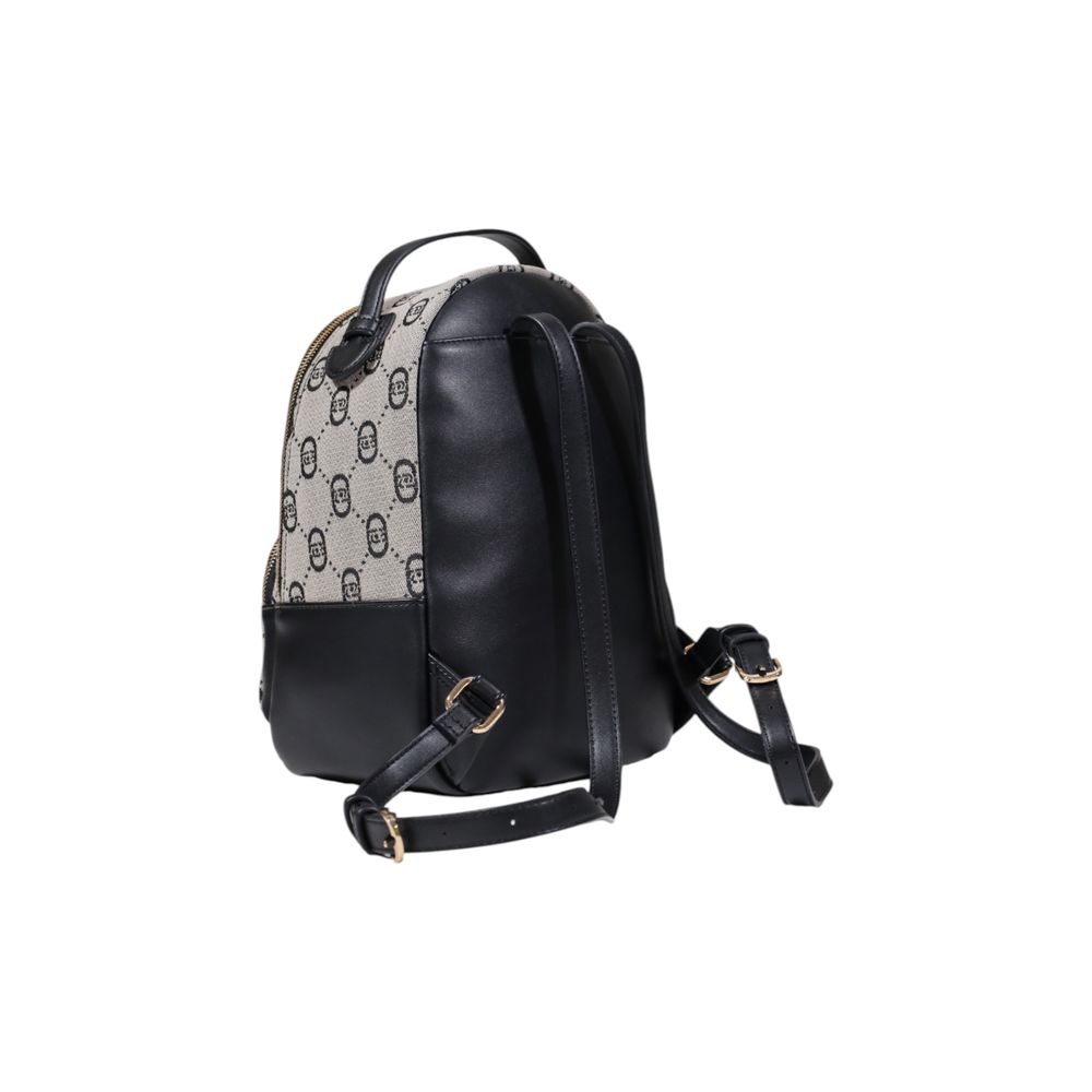 Black Polyester Backpack