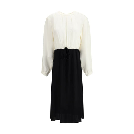 Multicolor Silk Casual Dress