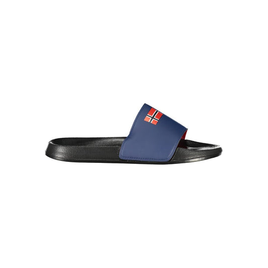 "Black Plastic Men Slipper"