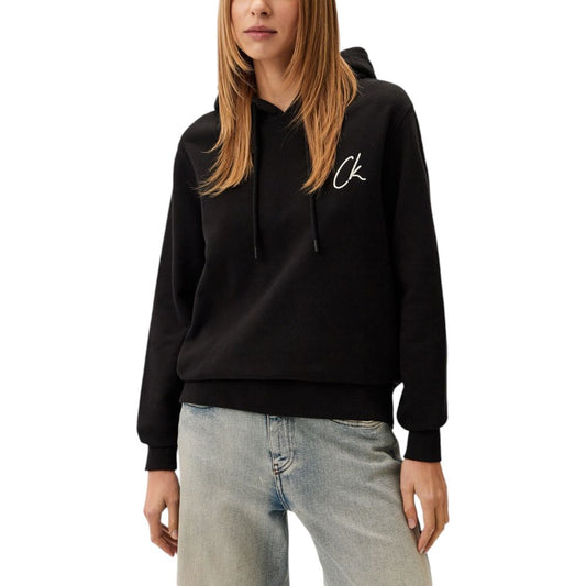 Black Recycled Cotton Sweatshirt