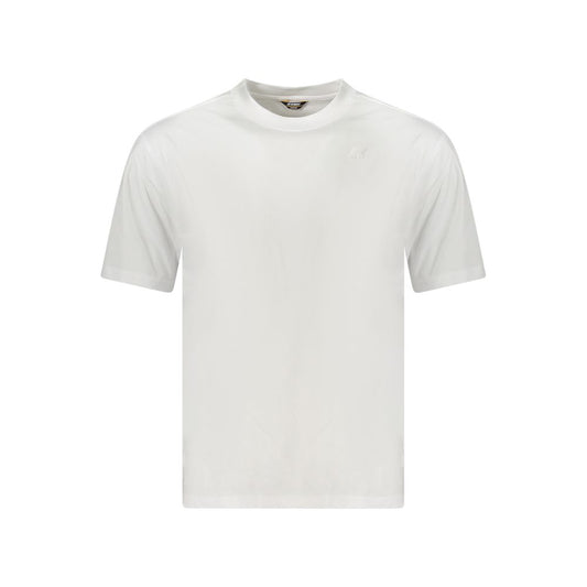White Cotton Men T-Shirt