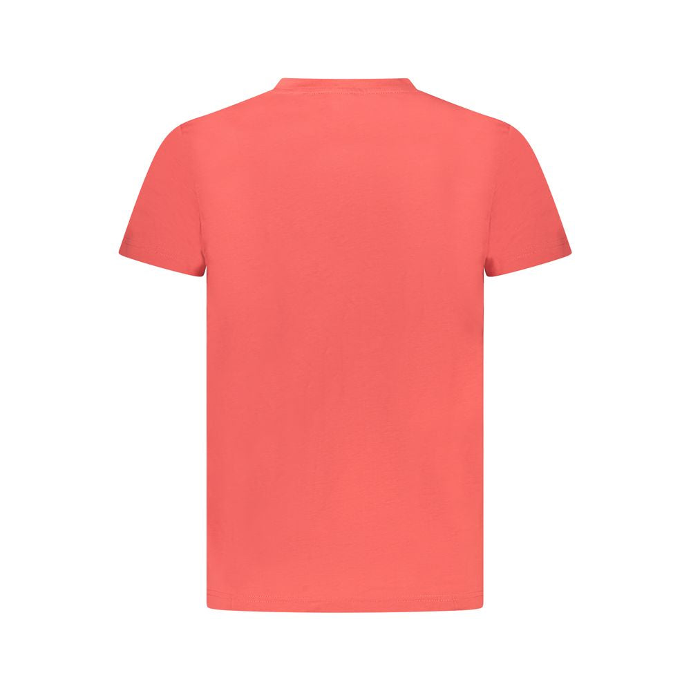 Red Cotton Men T-Shirt