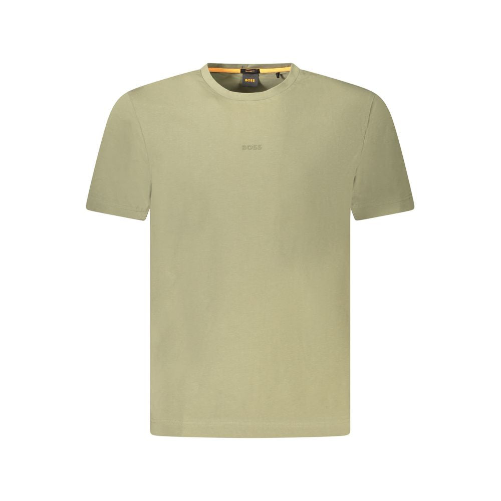 Green Cotton Men TShirt