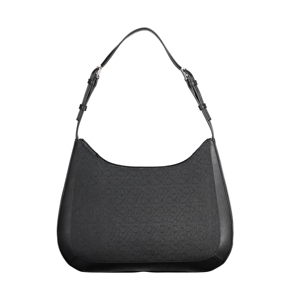 Black Polyester Handbag