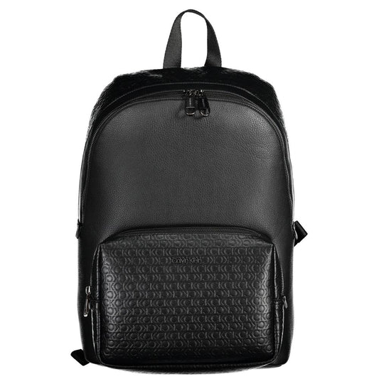 Black Polyester Backpack