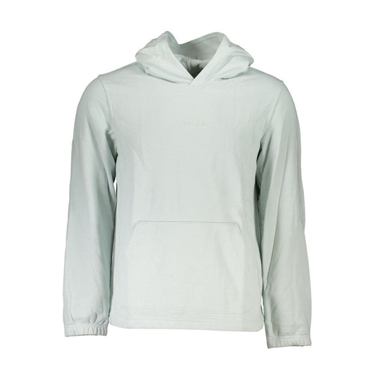 Green Cotton Men Sweater