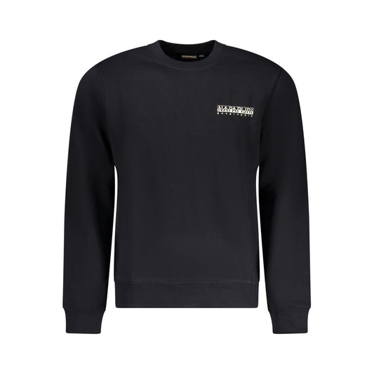Black Cotton Sweatshirt